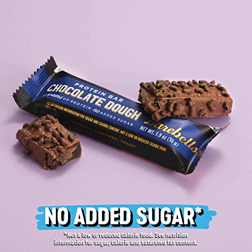 Barebells Protein Bars Chocolate Dough with 1g of Total Sugars - 12 Count, 1.9oz Bars BAREBELLSUS supplements
