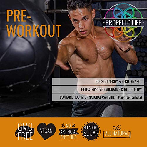 Propello Life Pre-Workout Drink Mix, West Coast Citrus, 450g Propello LifeAu supplements