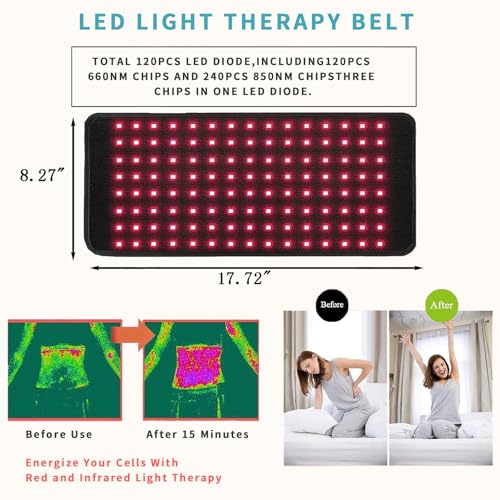 RJOYBAO Red Light Therapy Infrared Light Therapy Belt for Body,Red Light Therapy lamp RJOYBAOAu supplements