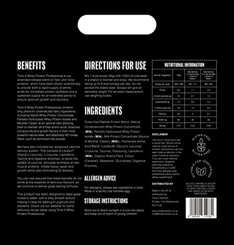Time 4 Whey Protein Professional Time Release Grass Fed Native Whey Protein Powder, Whey Concentrate Time 4 NutritionAu supplements