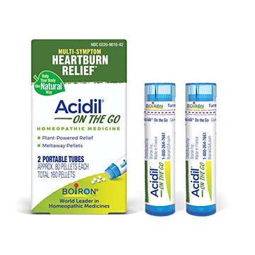 Boiron Acidil On The Go for Relief of Acid Reflux, Heartburn, Indigestion, Bloating, and Upset Stomach BoironAu supplements