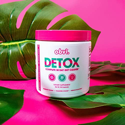 Obvi Detox, Flush Out and Eliminate Toxins, Support Weight Loss, Cleanse Colon, Packed ObviAu supplements