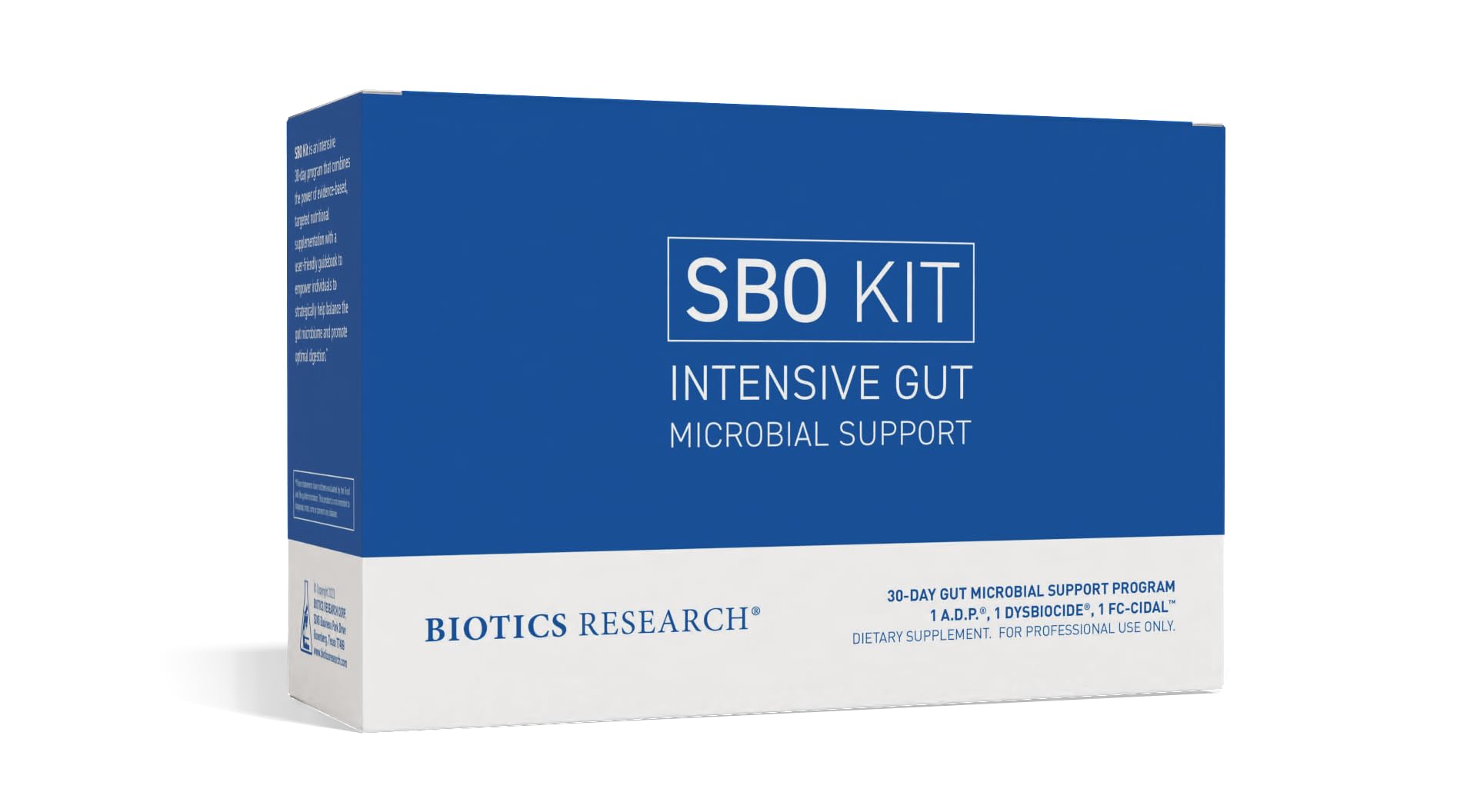 Biotics Research SBO Kit Intestinal Support, Convenient 30-Day Program, Small Intestinal Microbiome Balance, Evidence-Based Herbal Blend, Guidebook Included, Gut Health BIOTICS RESEARCHAu supplements