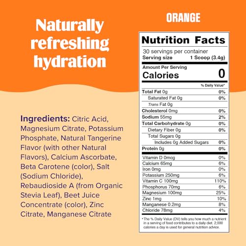 Ultima Replenisher Daily Electrolyte Drink Mix – Orange, 30 Servings – Hydration Powder Ultima ReplenisherUS supplements