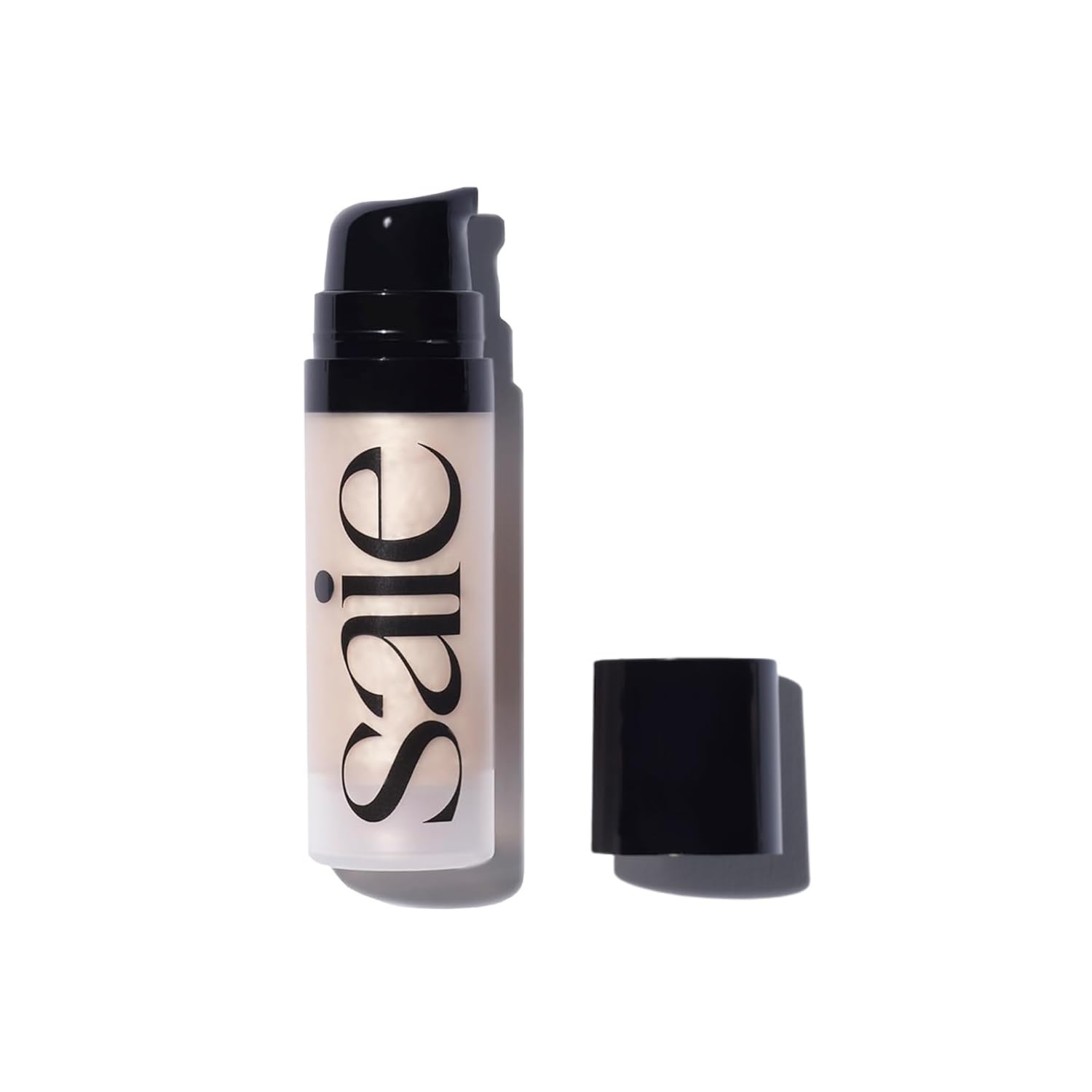 Saie Mini Glowy Super Gel - Hydrating Makeup Primer and Illuminating Glow Serum Enriched with Vitamin C and Squalane Oil - All-Over Liquid Highlighter Makeup for Instant Glass Skin - Starglow (0.5 oz) SaieAu supplements