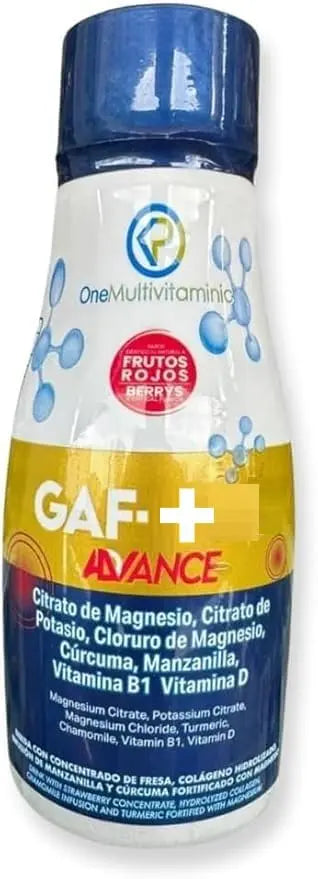 Gaf + Formula avanzada - Multivitamin, 10.14 Fl Oz, 300ML, Red Fruit Flavor GenericAu supplements