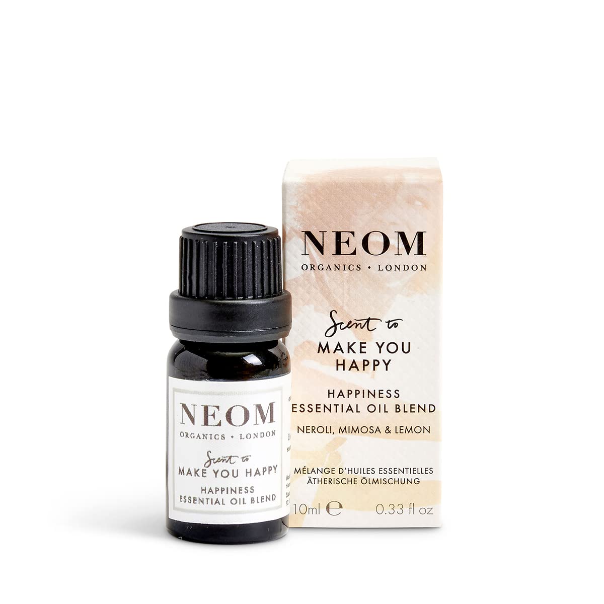 NEOM - Happiness Essential Oil Blend, 10ml | Neroli, Mimosa & Lemon | Scent to Make You Happy Range NeomAu supplements