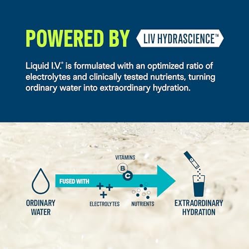 Liquid I.V.® Hydration Multiplier - Acai Berry | Electrolyte Powder Drink Mix | 1 Pack (16 Servings) Liquid I.V.US supplements