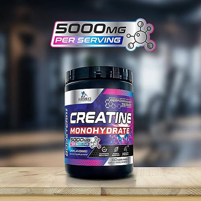 Micronized Creatine Monohydrate Powder - 100% Pure Unflavored Creatine Powder Nature's NutritionUS supplements