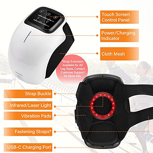 FORTHiQ Cordless Knee Massager, FDA Registered, Infrared Heat and Vibration Knee Pain Relief FORTHiQAu supplements