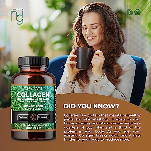 Newgate Labs Marine Collagen 350mg with Hyaluronic Acid, Vitamin C & Vitamin E Newgate LabsAu supplements