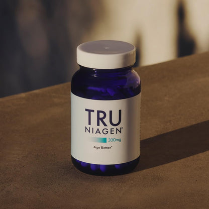 TRU NIAGEN Patented NAD Supplement for Brain Function, Anti Aging & Cell Regeneration, 300mg Niagen, 30 Servings | Supports Cellular Energy, Muscle | Nicotinamide Riboside (NR) Take 1 Daily | 2 Bottle TRU NIAGENUS supplements