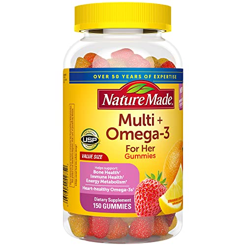 Nature Made Womens Gummy Multivitamins with Omega-3, Multivitamin for Women for Daily Nutritional Support, 150 Gummies, 75 Day Supply Nature MadeAu supplements