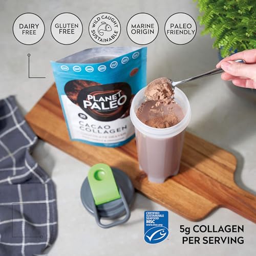 Planet PaleoCacao Collagen Powder (285g, 30 Servings) - MSC Certified, Wild Caught Marine Collagen Planet PaleoAu supplements