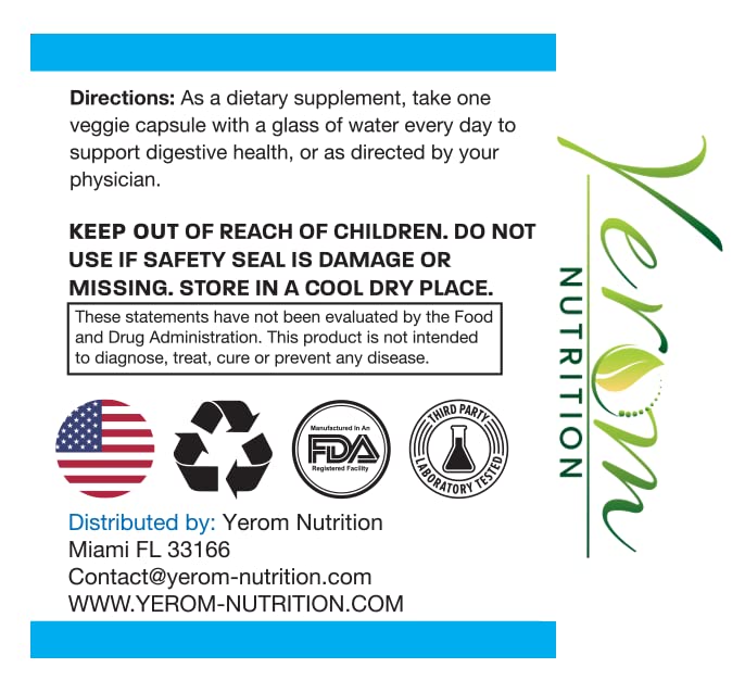 Yerom Nutrition 60 Billions Probiotics Yerom NutritionAu supplements