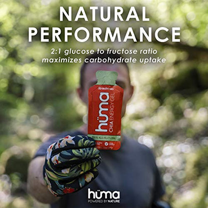 Huma Chia Energy Gel, Variety 12 Pack - Stomach Friendly, Real Food Energ HÜMA CHIA ENERGY GELUS supplements