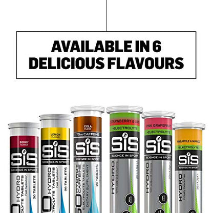 Science In Sport Hydro Hydration Tablets, Gluten-Free, Zero Sugar, Pink Grapefruit Science in SportUS supplements