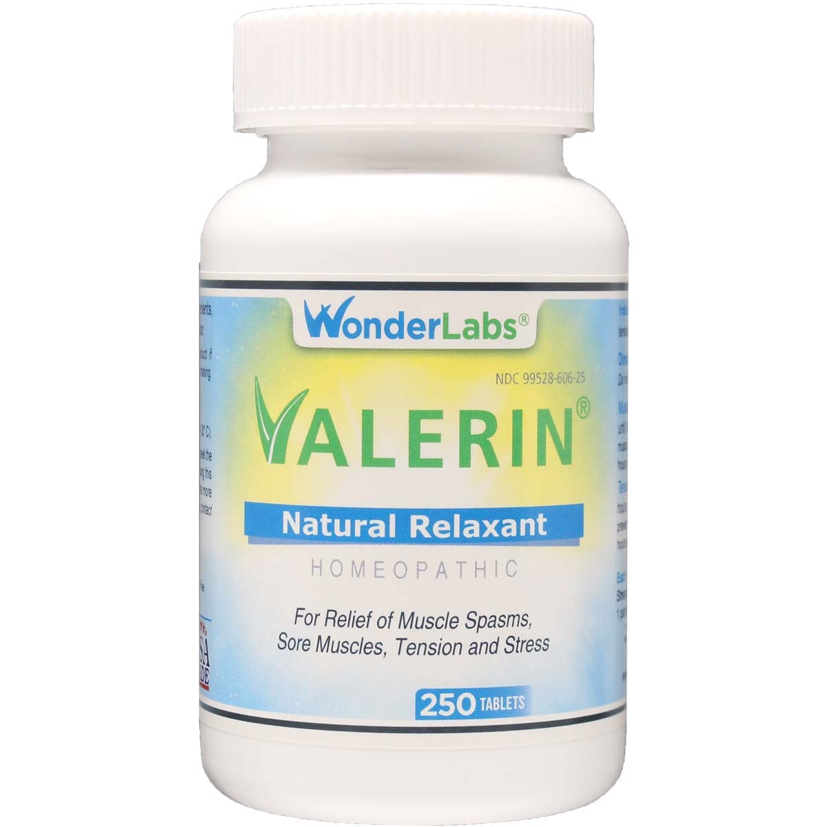 Wonder Laboratories Valerian Natural Relaxant for Tension Relief, Stress Relief, Leg Cramp Relief and Other Muscle Cramps Magnesium, Passion Flower, & Valerian Root Muscle Relaxant - (250ct) Wonder LaboratoriesAu supplements