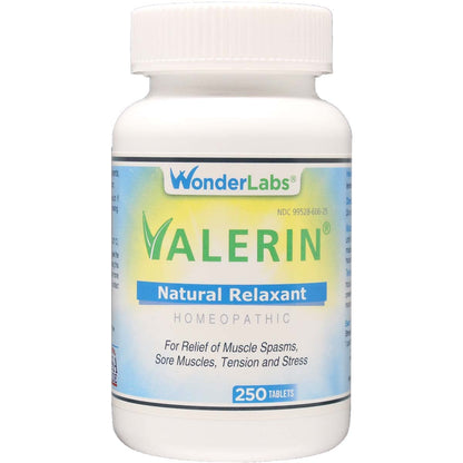 Valerian Natural Relaxant for Tension Relief, Stress Relief, Leg Cramp Relief and Other Wonder LaboratoriesUS supplements