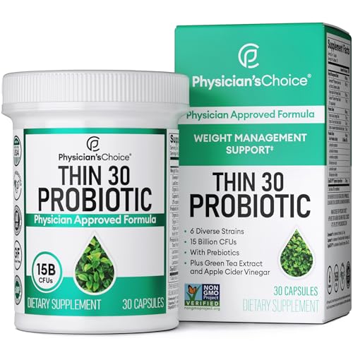 Physician's CHOICE Probiotics for Weight Management & Bloating- 6 Probiotic Strains Physician's CHOICEAu supplements