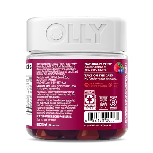 OLLY Women's Multivitamin Gummy, Overall Health and Immune Support OLLYUS supplements