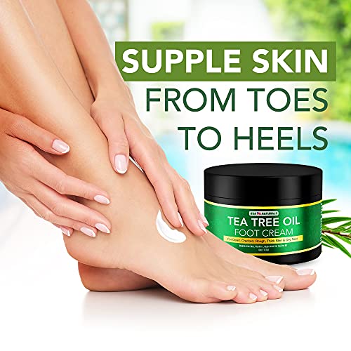 Tea Tree Oil Foot Cream For Dry Cracked Heels Repair - Natural Foot Cream For Dry Cracke USA NaturalsUS supplements