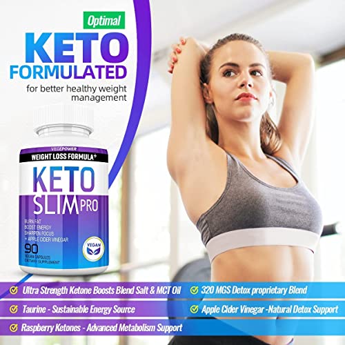Keto Diet Pills Plus Apple Cider Vinegar - Exogenous Ketones Supplement for women men VEGEPOWERUS supplements