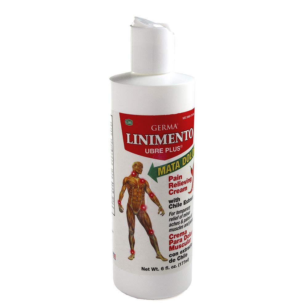 Germa Liniment Udder Plus. Natural Topical Analgesic Ointment. Relief for Pain and Aches in Joints and Back. With Chile Extract. 6 oz GermaAu supplements