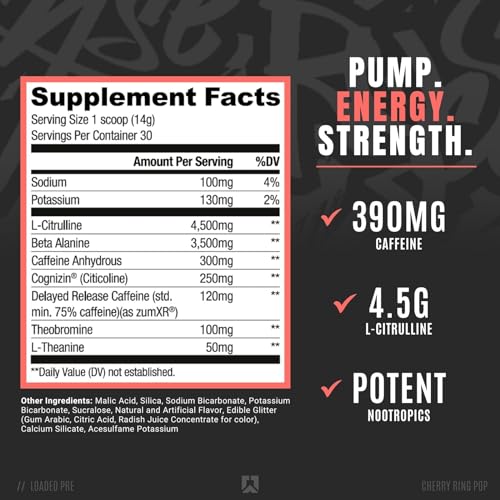 Ryse Loaded Pre Workout Powder Supplement for Men & Women | Pumps, Energy, Focus RYSE Up SupplementsUS supplements