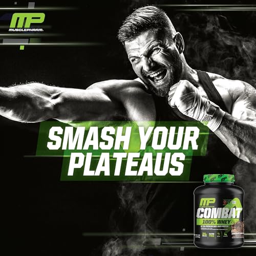 MusclePharm Combat 100% Whey, Chocolate Milk - 5 lb Protein Powder - Gluten Free Muscle PharmUS supplements