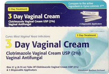 Clotrimazole 3 -Day Vaginal Cream - 0.74 Oz (Pack of 2) Gyne-LotriminAu supplements