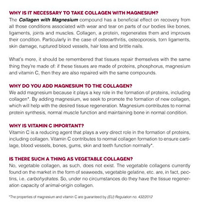 Ana Maria Lajusticia – Collagen with magnesium and vit c – 350 grams (strawberry flavour) Ana María LajusticiaUS supplements