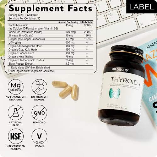 Blisque – Thyroid Support Supplement Complex for Healthy Metabolism and Increased Energy BlisqueAu supplements
