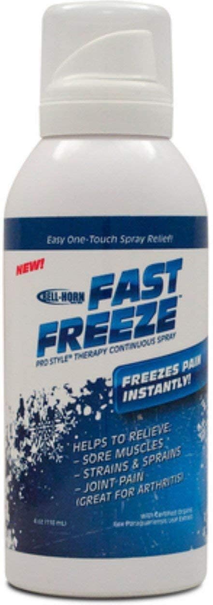 Fast Freeze All-Natural Cooling Pain Relief Therapy: Continuous Spray, 4 fl oz Fast FreezeAu supplements