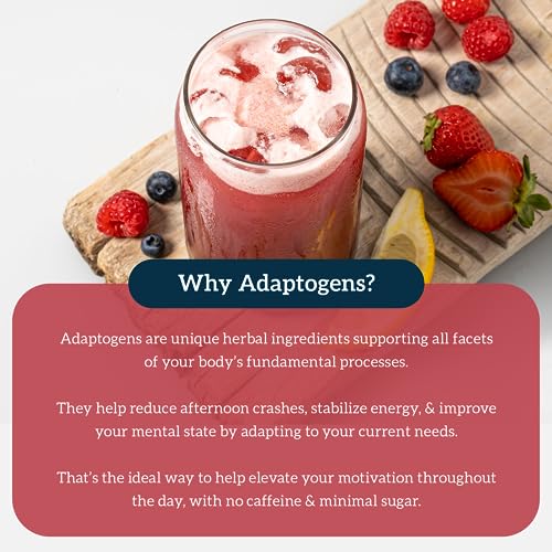Organifi Red Juice - Vegan Energy Powder - Berry-Flavored Adaptogen Drink - Caffeine OrganifiUS supplements