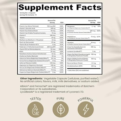 HPD Rx ONE Immunity Boost Multivitamin HPV Supplements for Women and Men HPD RxUS supplements