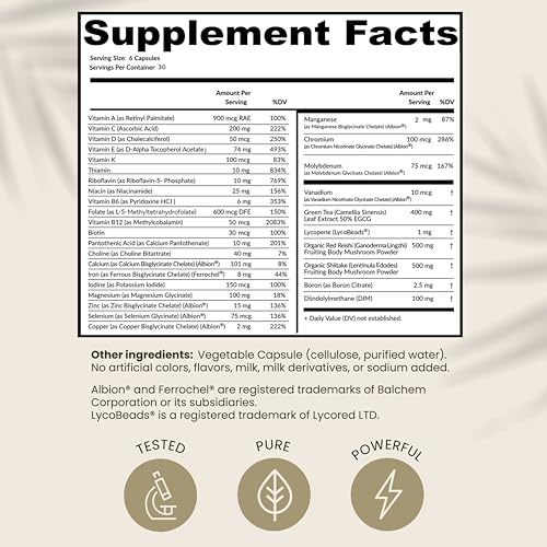 HPD Rx ONE Immunity Boost Multivitamin HPV Supplements for Women and Men HPD RxUS supplements