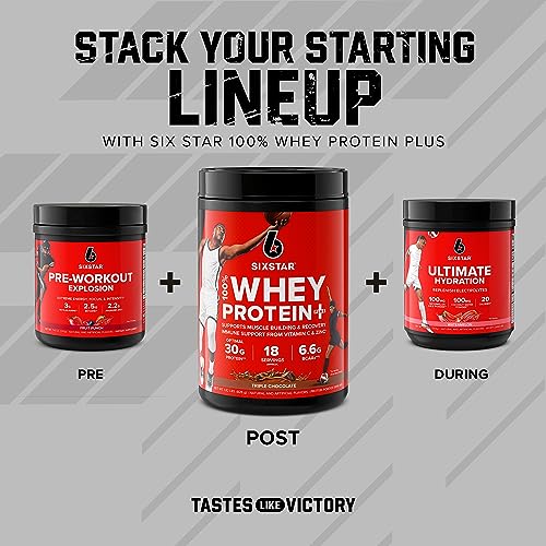Six Star Elite Series 100% Whey Protein Plus Triple Chocolate 1.8lbs US Six StarAu supplements