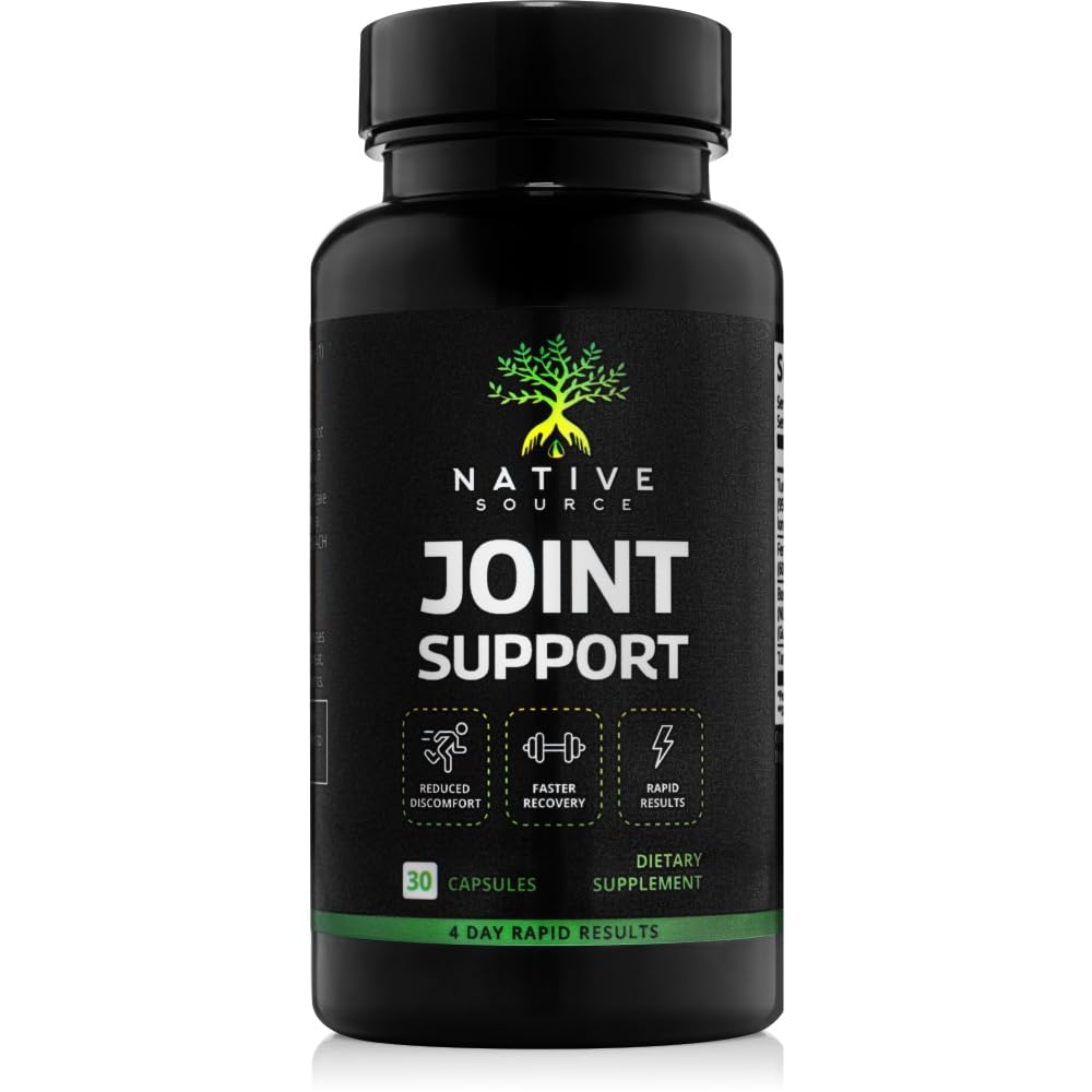 Native Source Joint Support Supplement - Turmeric - Tamarind - Boswellia - Fenugreek Native SourceUS supplements