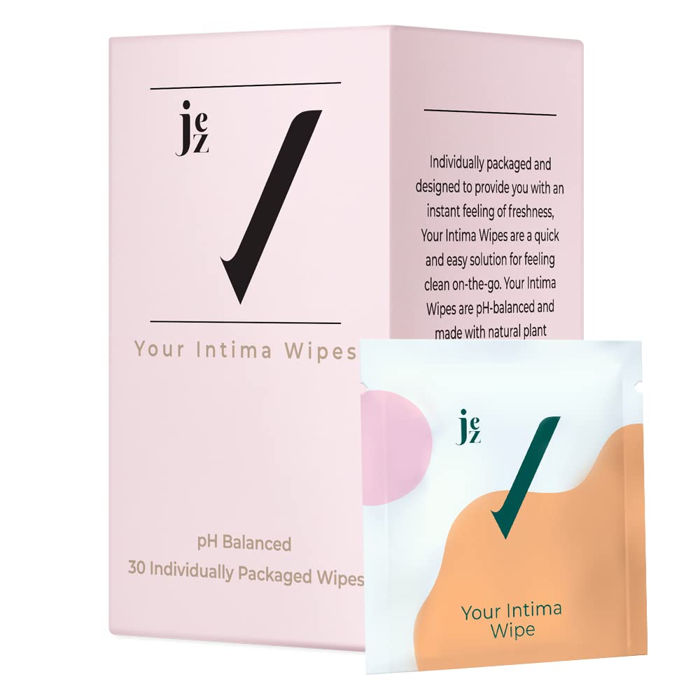 Jez Your Intima Wipes 30-Pack - Women's Feminine Care, Hygiene Products On the Go JEZAu supplements