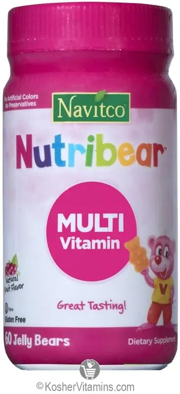 Navitco. Kosher NutriBear Multi Vitamin Great Tasting Jellies - 60 Bears NavitcoAu supplements
