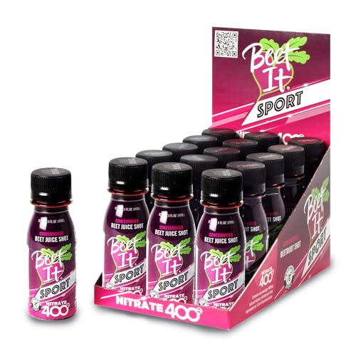 BEET IT Sport Pro-Elite Shot, (15 Shots) Nitrate 400, Non GMO Certified - Each Shot Contains BEET ITAu supplements