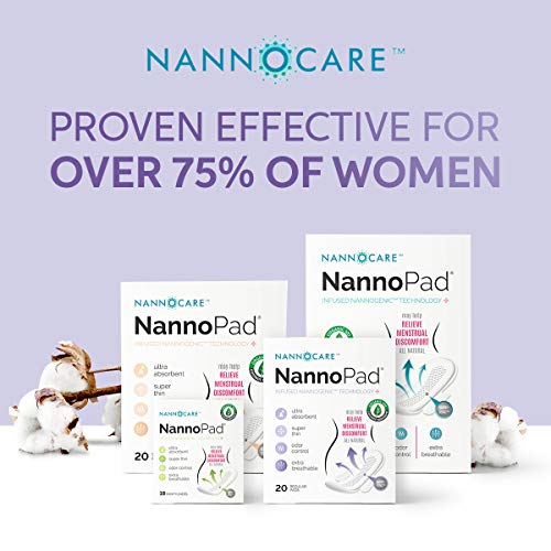 NannoPad Regular Pads for Women - Nannocare Certified Organic Cotton Pads - Pads with Wings NannoPadAu supplements