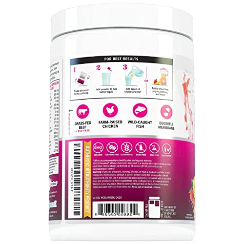 Multi Collagen Burn: Multi-Type Hydrolyzed Collagen Protein Peptides with Hyaluronic Acid VitauthorityUS supplements