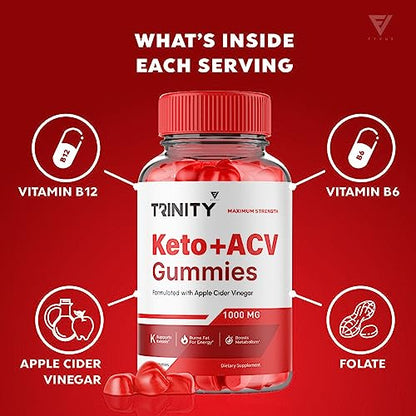 Trinity Keto, Trinity Keto ACV Gummies - Trinity Keto ACV Gummies Advanced Apple Cider FyvusUS supplements