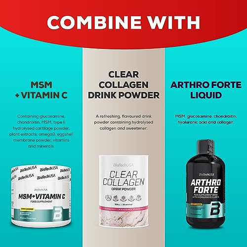 BioTechUSA Collagen Liquid, Flavored Dietary Supplement Drink with Collagen, Vitamins BioTechUSAAu supplements