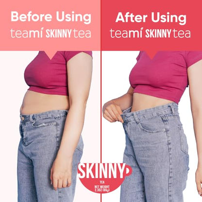 Teami Skinny Tea Supports Slimming and Colon Cleanse - Natural Detox Tea Helps TeamiUS supplements
