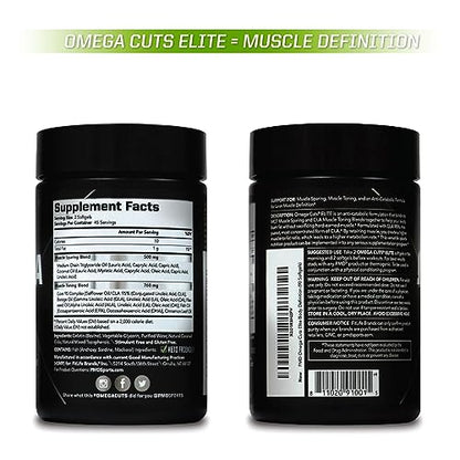 PMD Sports Omega Cuts Elite Fat Loss-Muscle Defining Formula - Omega Fatty Acids PMDUS supplements