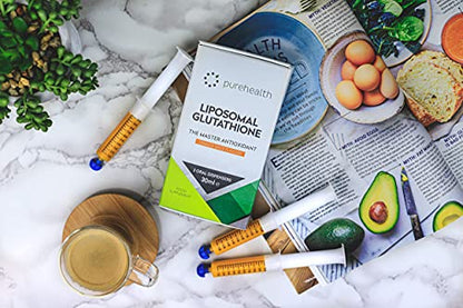 The Most Bioavailable Liposomal Glutathione on The Market Unique Patented Formula Pure HealthUS supplements