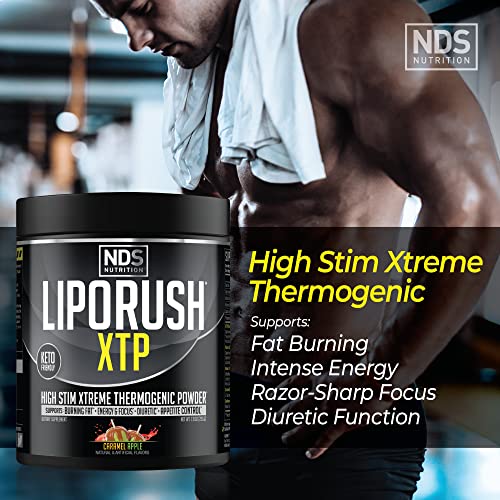 LIPORUSH NDS Nutrition XTP Thermogenic Fat Burner with L-Carnitine - Energy LIPORUSHUS supplements